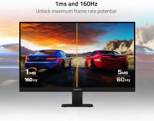 GIGABYTE   GS27U   27 SS IPS Gaming Monitor   UHD 3840x2160 160Hz   1ms MPRT   AMD FreeSync Premium   HDMI  DP   Black