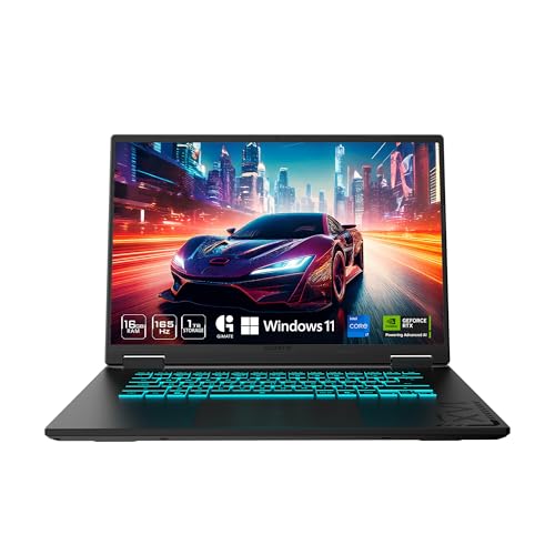GIGABYTE   Gaming A16 Gaming Laptop   165Hz 1920x1200 WUXGA   NVIDIA GeForce RTX 5060   Intel i7 13620H   1TB SSD with 16GB DDR5 RAM   Windows 11 Home AD Gaming A16 CVHI3US894SH