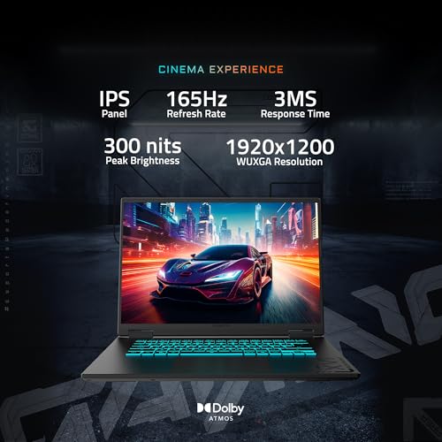 GIGABYTE   Gaming A16 Gaming Laptop   165Hz 1920x1200 WUXGA   NVIDIA GeForce RTX 5060   Intel i7 13620H   1TB SSD with 16GB DDR5 RAM   Windows 11 Home AD Gaming A16 CVHI3US894SH