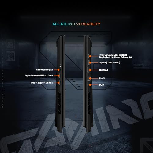 GIGABYTE Gaming A16 Gaming Laptop 165Hz 1920x1200 WUXGA NVIDIA GeForce RTX 5060 Intel i7 13620H 1TB SSD with 16GB DDR5 RAM Windows 11 Home AD Gaming A16 CVHI3US894SH