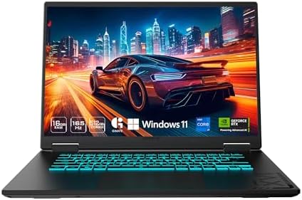 GIGABYTE   Gaming A16 PRO Gaming Laptop   165Hz 2560x1600 WQXGA   NVIDIA GeForce RTX 5080   Intel Core Ultra 7 240H   1TB SSD with 32GB LPDDR5X RAM   Windows 11 Home  Gaming A16 PRO DYHG5USCC4SH 
