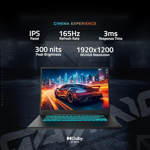 GIGABYTE   Gaming A16 Gaming Laptop   165Hz 1920x1200 WUXGA   NVIDIA GeForce RTX 5050   Intel i7 13620H   512GB SSD with 16GB DDR5 RAM   Windows 11 Home AD Gaming A16 CTHI3US894SH
