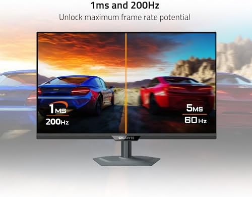 GIGABYTE   M27Q2 27 SS IPS Gaming Monitor   QHD 2560x1440 200Hz/OC 210Hz   1ms GTG   AMD FreeSync Premium  G SYNC Compatible   Type C KVM   HDMI  DP  Type C   Height and Tilt Adjustable   Black