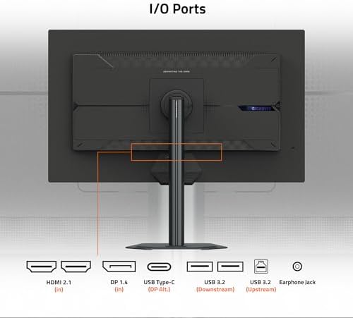 GIGABYTE   M27Q2 27 SS IPS Gaming Monitor   QHD 2560x1440 200Hz/OC 210Hz   1ms GTG   AMD FreeSync Premium  G SYNC Compatible   Type C KVM   HDMI  DP  Type C   Height and Tilt Adjustable   Black