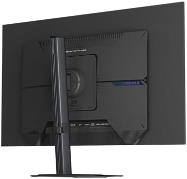 GIGABYTE   MO27Q28GR   27 W OLED Gaming Monitor   QHD 2560x1440 280Hz   0 03ms GTG   AMD FreeSync Premium Pro  G SYNC Compatible   Type C KVM   HDMI  DP  Type C   Height and Tilt Adjustable   Black