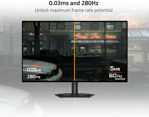 GIGABYTE   MO27Q28GR   27 W OLED Gaming Monitor   QHD 2560x1440 280Hz   0 03ms GTG   AMD FreeSync Premium Pro  G SYNC Compatible   Type C KVM   HDMI  DP  Type C   Height and Tilt Adjustable   Black