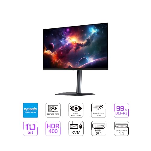 GIGABYTE   MO27Q2 27 QD OLED Gaming Monitor   QHD 2560x1440 240Hz   0 03ms GTG   AMD FreeSync Premium Pro   Type C KVM   HDMI  DP   Height Adjustable   Black