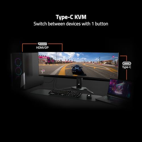 GIGABYTE   MO32U   32 QD OLED Gaming Monitor   UHD 3840x2160 165Hz   0 03ms GTG   AMD FreeSync Premium Pro   Type C KVM   HDMI  DP   Height Adjustable   Black