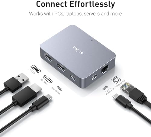 GL iNet Comet  GL RM1  Remote KVM Over Internet  4K 30Hz Tailscale Support Remote Keyboard  Video  Mouse  Install OS Via BIOS Control  Adapted KVM Switches for Home Offices Data Center