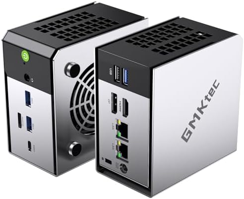 GMKtec Gaming Mini PC Ryzen 7640HS  Beats 6800H/6800U  16GB DDR5 512GB NVMe SSD Dual NIC LAN 2 5GbE /WiFi 6E BT5 2 /USB4 Desktop Computers Office Home M6 Ultra