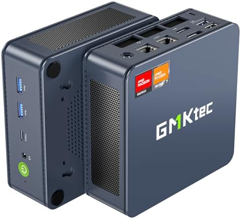 GMKtec Gaming PC  K11 AMD Ryzen 9 8945HS 8C/16T  Up to 5 2GHz   32GB DDR5 RAM 1TB Mini PC Desktop Computer  Oculink  Dual NIC 2 5GbE LAN  HDMI/DisplayPort/USB4 2