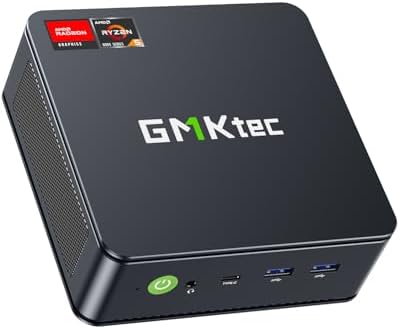 GMKtec K12 Gaming Mini PC Oculink AMD Ryzen 7 H 255  Upgraded 8745HS  32GB DDR5 RAM 512GB SSD  Desktop Computer Radeon 780M Graphics  3X M 2 2280 Storage Expansion  Dual NIC 2 5G  HDMI 2 1  USB4