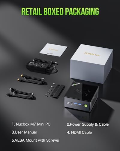 GMKtec K12 Gaming Mini PC Oculink AMD Ryzen 7 H 255  Upgraded 8745HS  32GB DDR5 RAM 512GB SSD  Desktop Computer Radeon 780M Graphics  3X M 2 2280 Storage Expansion  Dual NIC 2 5G  HDMI 2 1  USB4