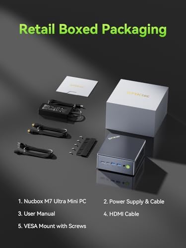 GMKtec K12 Gaming Mini PC Oculink AMD Ryzen 7 H 255  Upgraded 8745HS  32GB DDR5 RAM 512GB SSD  Desktop Computer Radeon 780M Graphics  3X M 2 2280 Storage Expansion  Dual NIC 2 5G  HDMI 2 1  USB4