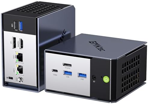 GMKtec K12 Gaming Mini PC Barebone with Ryzen 7 H 255  Upgraded 8745HS up to 4 9GHz   3X M 2 2280 Storage Expansion  Oculink Port  Dual NIC 2 5G  Quad Display HDMI 2 1 DP1 4  USB4  No RAM/SSD/OS