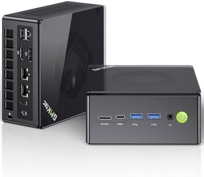 GMKtec Mini PC M6 Ultra Gaming Ryzen 7640HS (6600H/ 6800H), 32GB RAM DDR5 512GB SSD Dual NIC LAN 2.5GbE Computadoras de escritorio Office Home, pantalla triple 4K, WiFi 6, USB4, BT 5.2, DP, HDMI 2.0