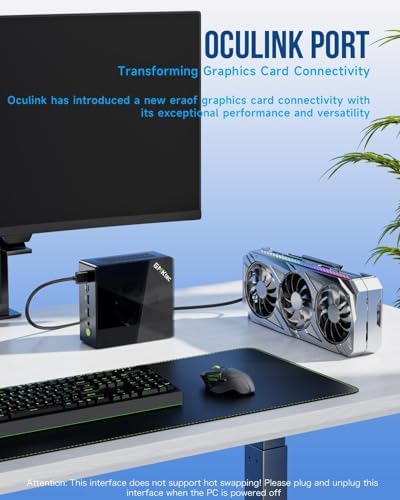 GMKtec M6 Ultra Gaming Mini PC Ryzen 7640HS  Upgraded 6600H/ 6800H   32GB RAM DDR5 512GB SSD Dual NIC LAN 2 5GbE Desktop Computers Office Home  Triple 4K Display  WiFi 6  USB4  BT 5 2  DP  HDMI 2 0