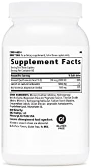 GNC Calcium Plus Magnesium & Vitamin D 3 1000mg  Essential for Building Strong Bones  180 Count