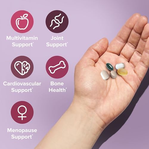GNC Women s 50  Vitapak  5 in 1 Multivitamin Pack  Healthy Hormones  Brain Health  Metabolism  Bone Strength  Edible Dietary Supplement  30 Servings