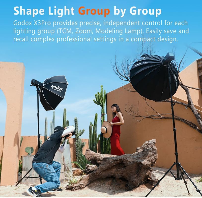 GODOX X3 PRO S X3PRO TTL Wireless Flash Trigger for Sony with Bluetooth Integration & APP Control Touch Screen 2 4GHz Wireless X System Pro Shooting Modes Shutter Control Fast Charging