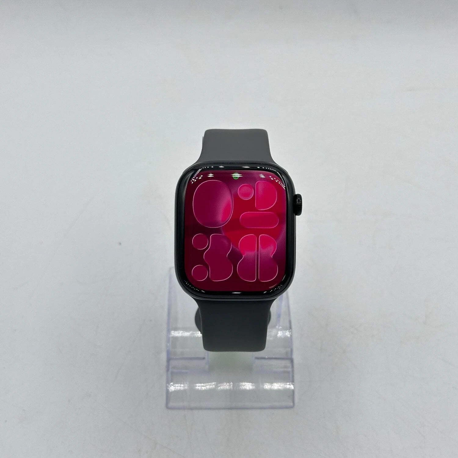 GPS Only Apple Watch Series 11 46MM Jet Black Aluminum Stone Gray Sport Band