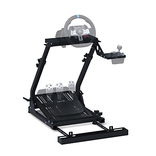 GT OMEGA Classic Wheel Stand   Compatible with Logitech G923  G29  & G920 and Thrustmaster T300  T500  TX & TH8A  Comes with a Chair Link