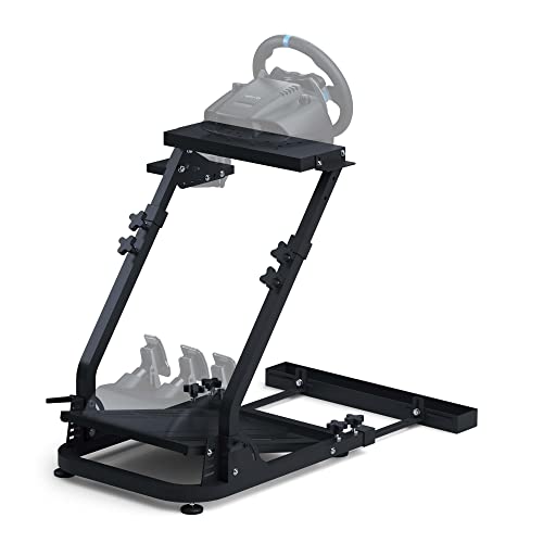 GT OMEGA Classic Wheel Stand   Compatible with Logitech G923  G29  & G920 and Thrustmaster T300  T500  TX & TH8A  Comes with a Chair Link