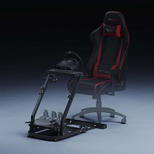 GT OMEGA Classic Wheel Stand   Compatible with Logitech G923  G29  & G920 and Thrustmaster T300  T500  TX & TH8A  Comes with a Chair Link