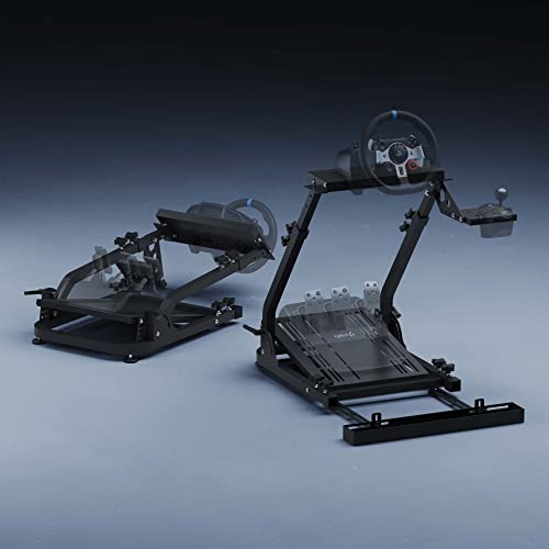 GT OMEGA Classic Wheel Stand   Compatible with Logitech G923  G29  & G920 and Thrustmaster T300  T500  TX & TH8A  Comes with a Chair Link