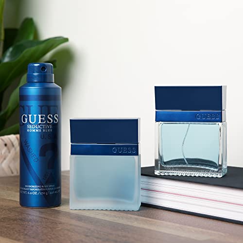 GUESS Fragrance Seductive Homme Blue Eau De Toilette Spray for Men  3 4 fl oz