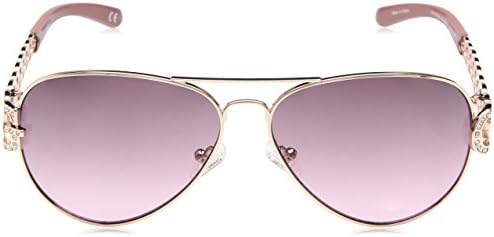 GUESS Womens Metal Aviator Sunglasses
