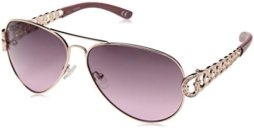 GUESS Womens Metal Aviator Sunglasses