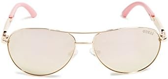 GUESS Womens Metal Aviator Sunglasses