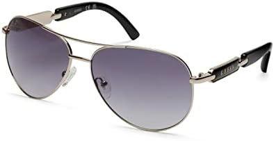 GUESS womens Metal Sunglasses Pilot Sunglasses