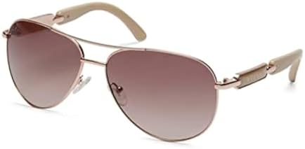GUESS womens Metal Sunglasses Pilot Sunglasses