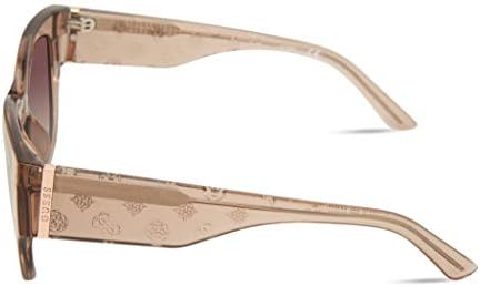 GUESS womens Trendy Peony Pattern Accent Butterfly Sunglasses Butterfly Sunglasses