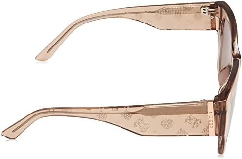 GUESS womens Trendy Peony Pattern Accent Butterfly Sunglasses Butterfly Sunglasses