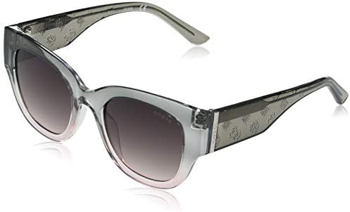 GUESS womens Trendy Peony Pattern Accent Butterfly Sunglasses Butterfly Sunglasses