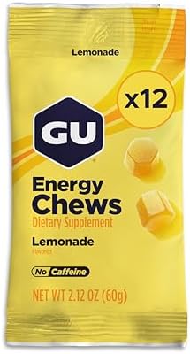GU Energy Chews  Variety Pack Gummies with Electrolytes  Dairy Free  On The Go Energy for Any Workout  12 Bags  24 Servings Total    Pack of 2