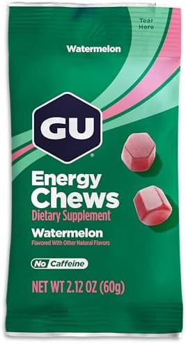 GU Energy Chews  Variety Pack Gummies with Electrolytes  Dairy Free  On The Go Energy for Any Workout  12 Bags  24 Servings Total    Pack of 2
