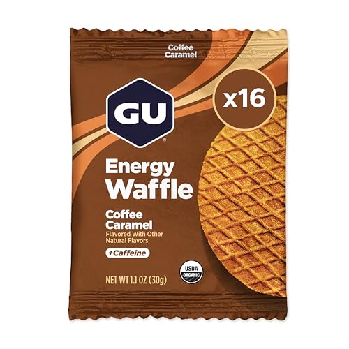 GU Energy Stroopwafel Variety Pack Sports Nutrition Waffle  Caffeine Included  and Kosher Dairy  On The Go Energy for Any Workout  16 Count