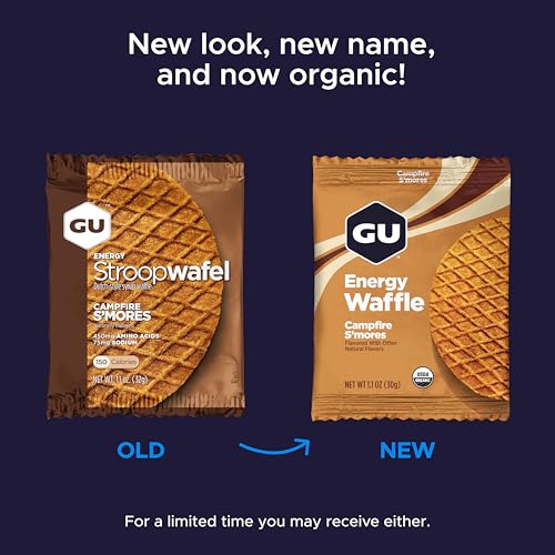 GU Energy Stroopwafel Variety Pack Sports Nutrition Waffle  Caffeine Included  and Kosher Dairy  On The Go Energy for Any Workout  16 Count