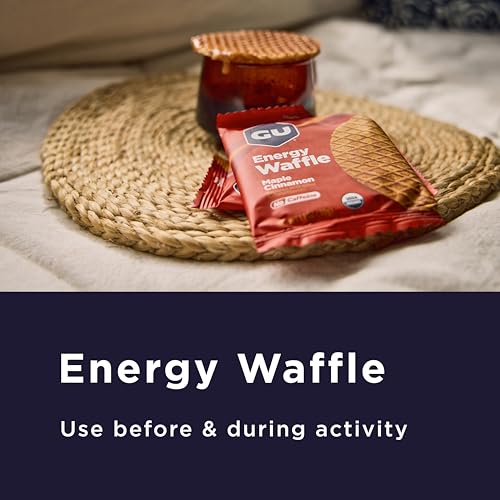 GU Energy Stroopwafel Variety Pack Sports Nutrition Waffle  Caffeine Included  and Kosher Dairy  On The Go Energy for Any Workout  16 Count