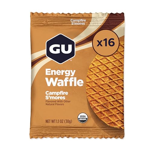 GU Energy Stroopwafel Variety Pack Sports Nutrition Waffle  Caffeine Included  and Kosher Dairy  On The Go Energy for Any Workout  16 Count