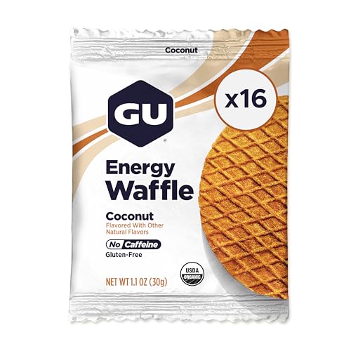 GU Energy Stroopwafel Variety Pack Sports Nutrition Waffle  Caffeine Included  and Kosher Dairy  On The Go Energy for Any Workout  16 Count