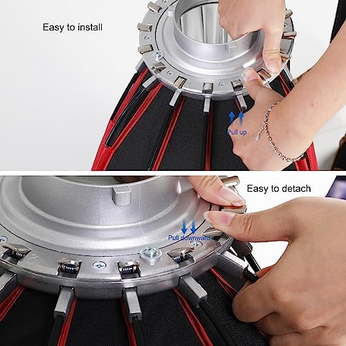 GVM 200W LED Video Light with Softbox  SD200B Photography Lighting Kit with Bluetooth Mesh Network/DMX Control  2700K 6800K Studio Light Continuous Lighting Kit  45400lux/1m  12 Scene Effects