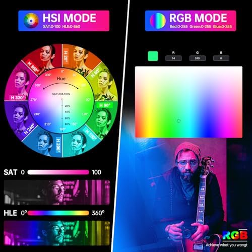 GVM 300C RGB Video Light  300W Studio Light 2000K 10000K 48 200 Lux  1m with Reflector Photography Lighting with Bowens Mount & DMX Control  Studio Light for Film Recording 16 Lighting Effects
