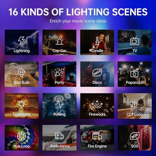 GVM 300C RGB Video Light  300W Studio Light 2000K 10000K 48 200 Lux  1m with Reflector Photography Lighting with Bowens Mount & DMX Control  Studio Light for Film Recording 16 Lighting Effects