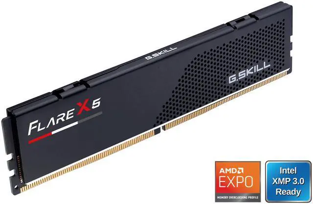 G SKILL Flare X5 16GB 288 Pin PC RAM DDR5 6000  PC5 48000  Desktop Memory Model F5 6000J3636F16GX1 FX5
