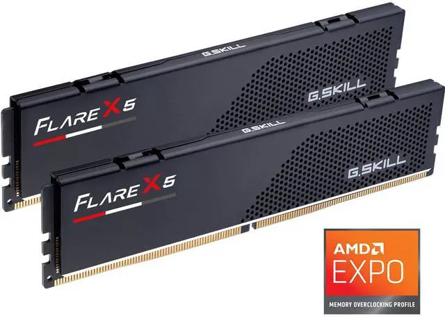 G SKILL Flare X5 Series AMD EXPO 32GB  2 x 16GB  288 Pin PC RAM DDR5 6000 Desktop Memory Model F5 6000J3636F16GX2 FX5